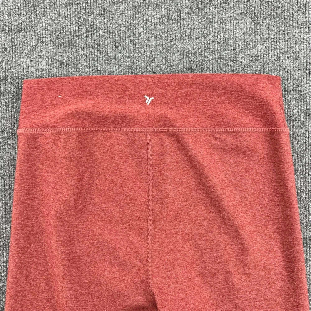 Old Navy Leggings Womens M Rust Coral Go Dry Cloud Activewear Yoga Gym Workout